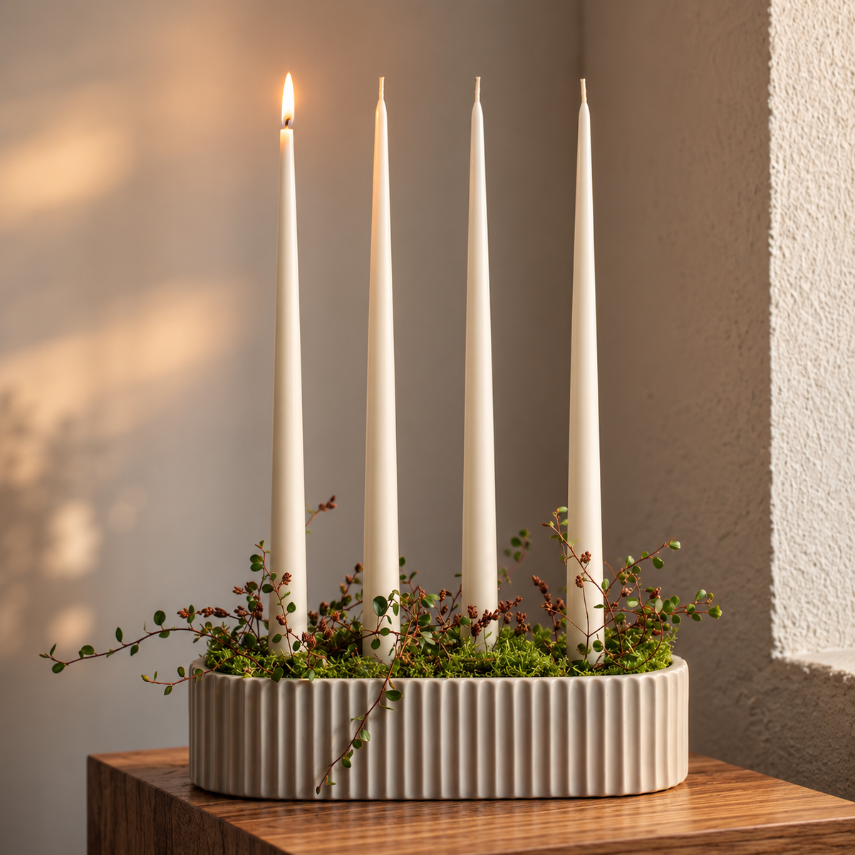 Lysestake stripe - beige
