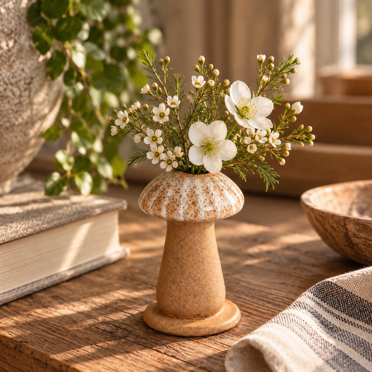 Vase sopp - brun