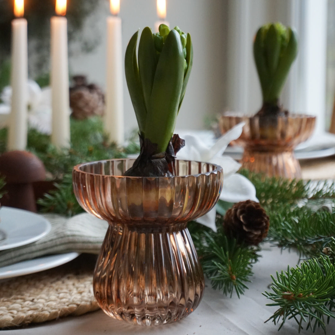 Svibel vase - brun
