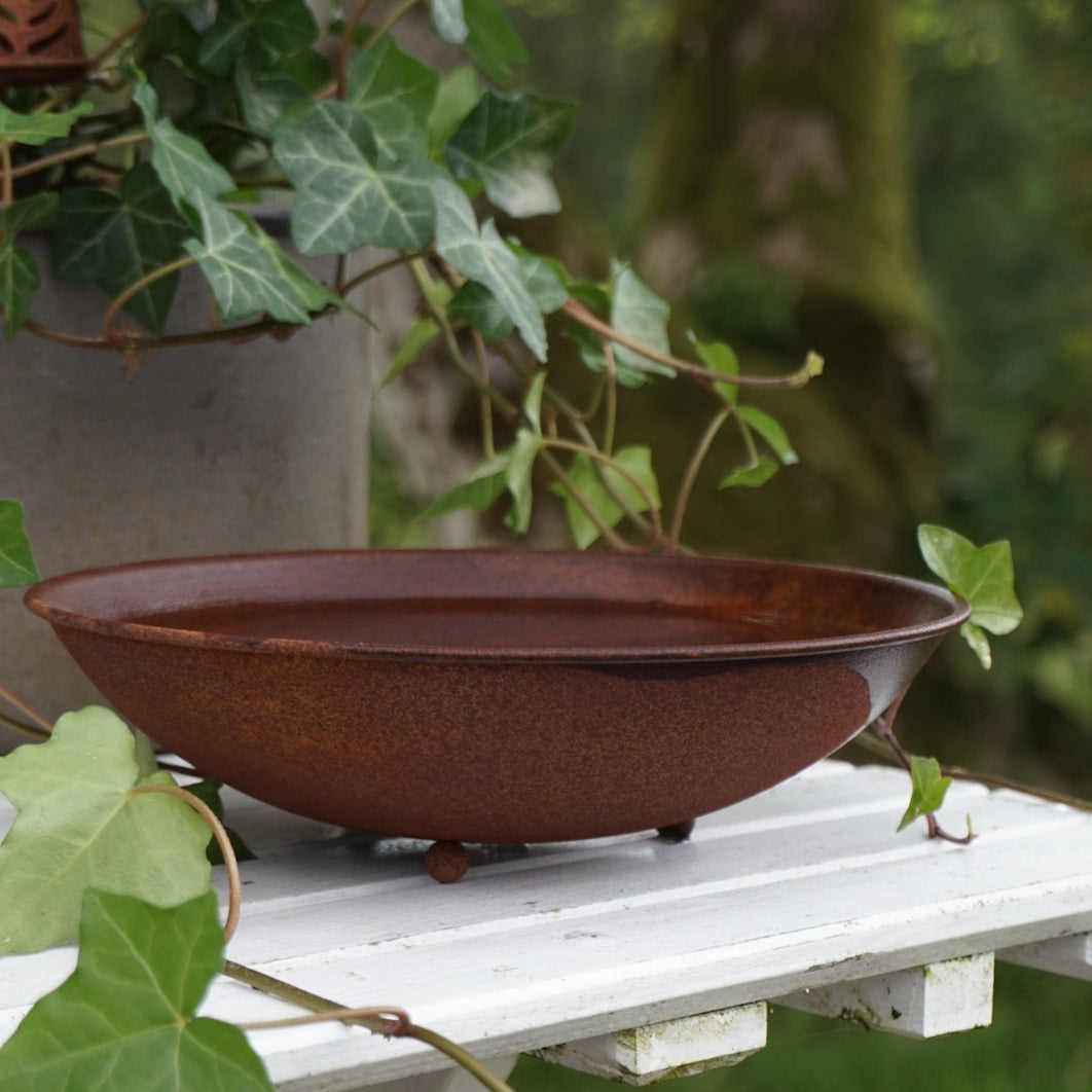 Skål/vannbad rust - 22 cm