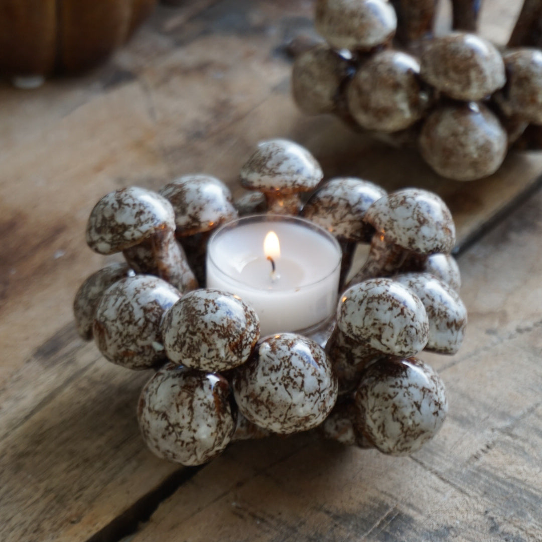 Telysholder - sopp beige