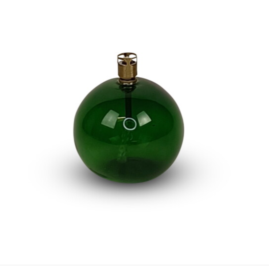 Oljelampe ball green liten - Peri Design