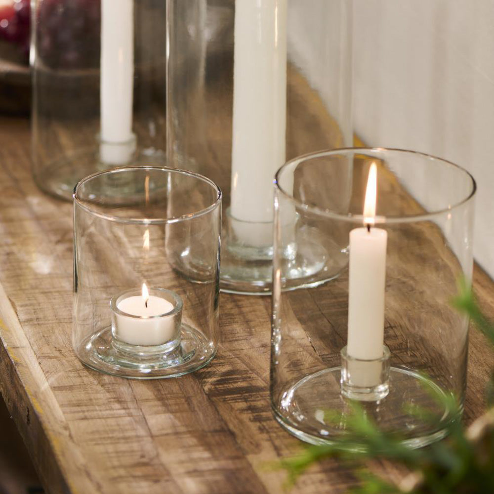 Lyslykt telys - glass