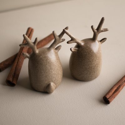 Deer Twins (2 pk) - beige